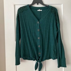 Maurices Green Long Sleeve Sweater